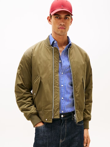 Veste mi-saison TOMMY HILFIGER en vert : devant