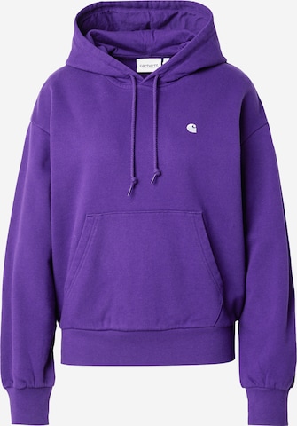 Carhartt WIP Sweatshirt 'Casey' in Purple: front