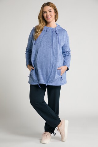 Ulla Popken Sweatvest in Blauw