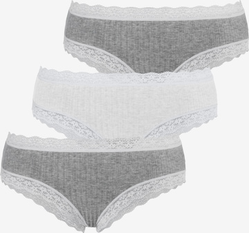 Slip LASCANA en gris : devant