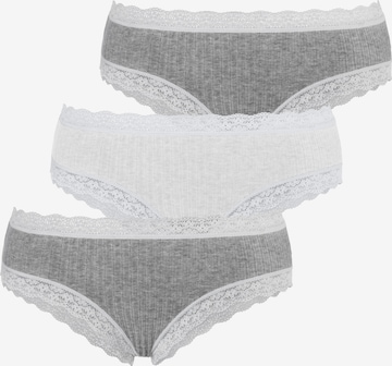 Slip LASCANA en gris : devant