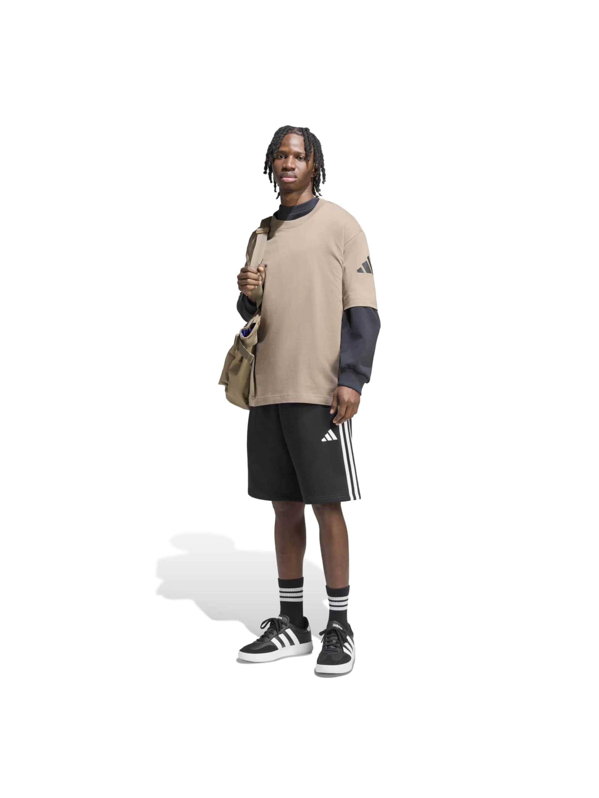 ADIDAS SPORTSWEAR Loosefit Παντελόνι φόρμας σε μαύρο