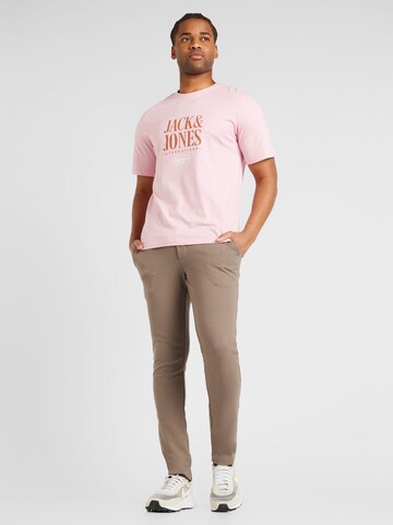 JACK & JONES Regular Broek 'WILL WALKER' in Bruin