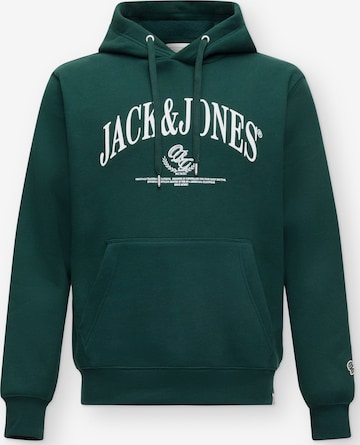 JACK & JONES Свитшот 'JORFREDERIKSBERG' в Зеленый: спереди