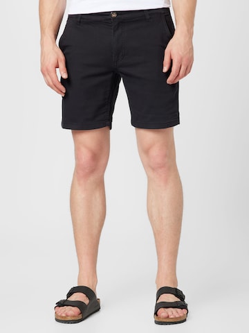 Cotton On Normální Chino kalhoty – černá: přední strana
