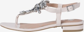 MARCO TOZZI by GUIDO MARIA KRETSCHMER T-Bar Sandals in Beige