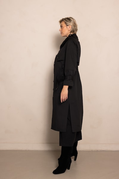 Zhrill Between-Seasons Coat in Black, Item view