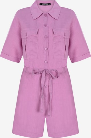 FRESHLIONS Jumpsuit 'Livia' in Pink: front
