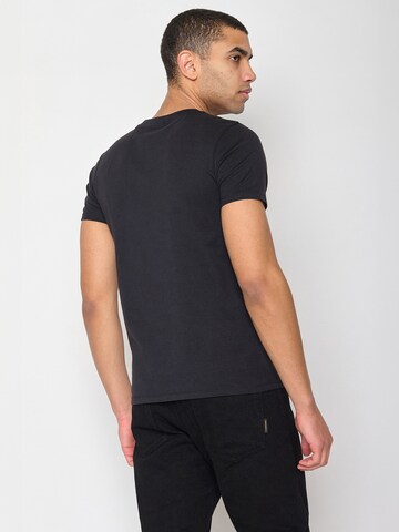 GREENBOMB Shirt 'Bike Knut' in Black