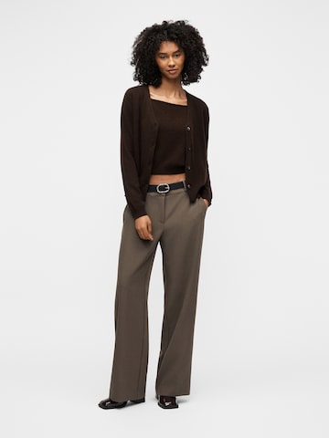 Samsøe Samsøe Широкий Плиссированные брюки 'Salaney' в Коричневый