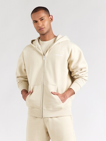 Pegador Кофта на молнии в Бежевый: спереди