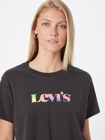 LEVI'S ® Shirt 'Graphic Varsity' in Schwarz