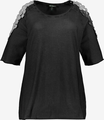 Ulla Popken Shirt in Black: front