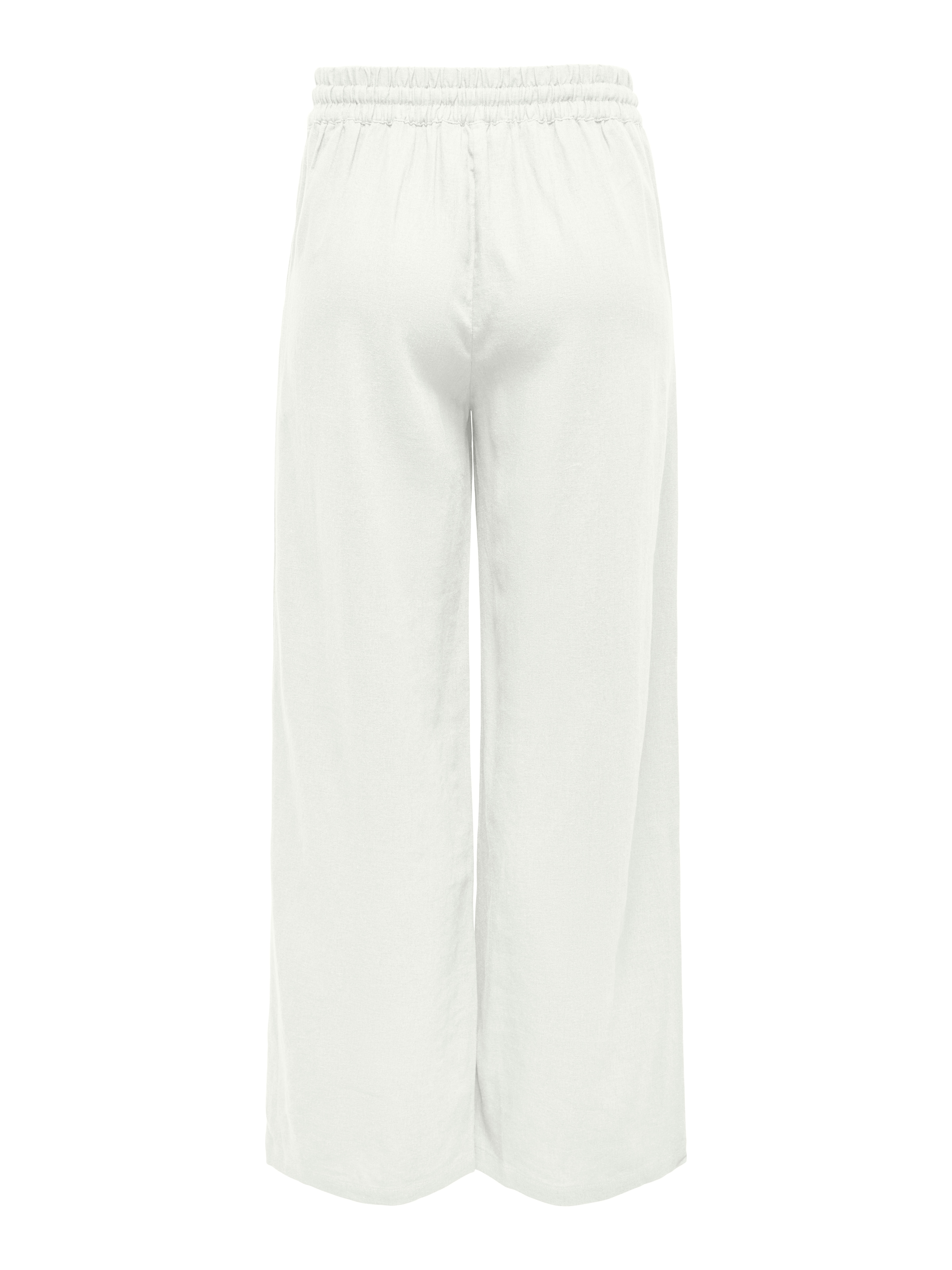 JDY Wide leg Trousers 'JDYSay' in White