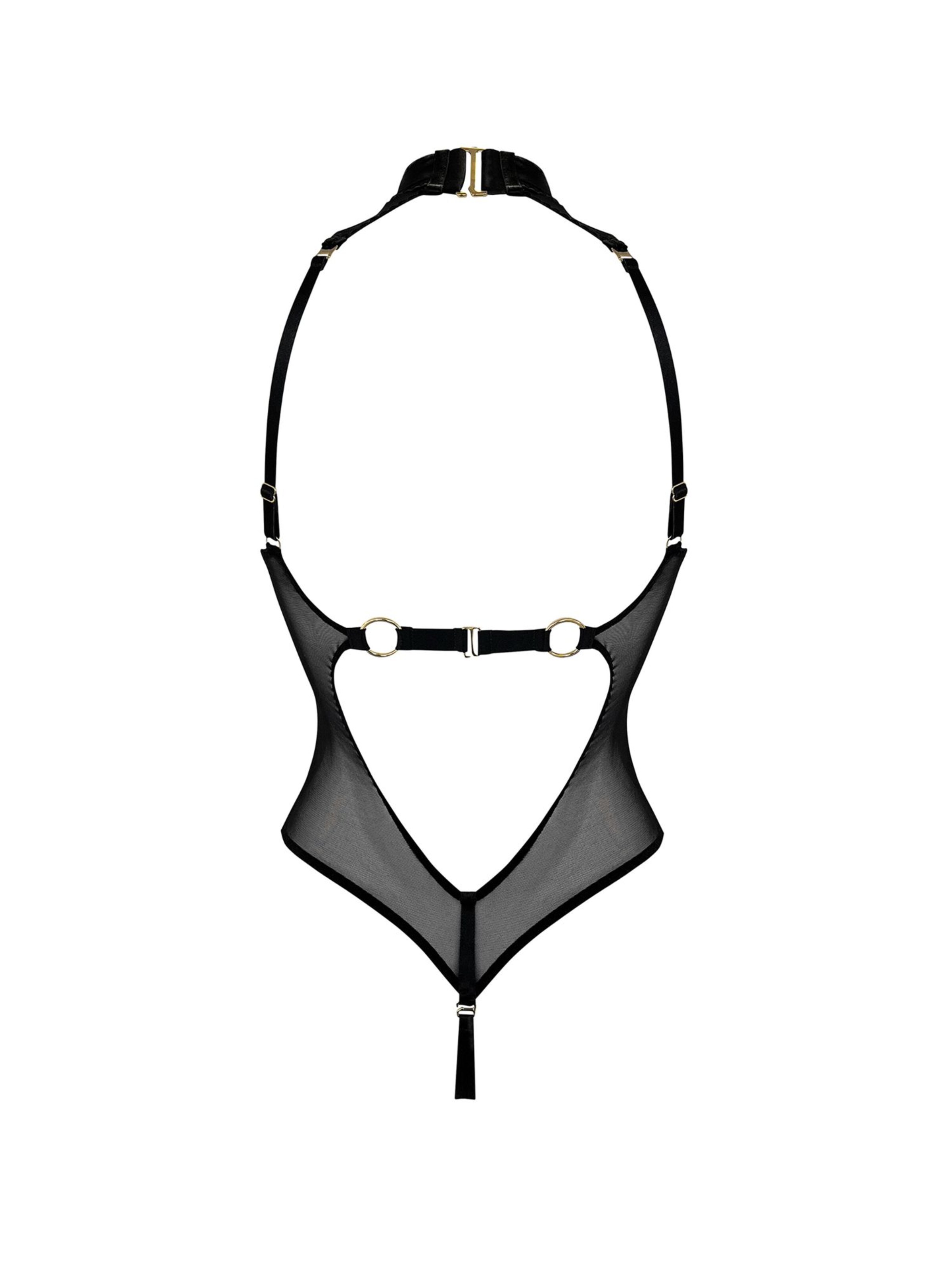 Bordelle Wäschebody 'Signature'‌‌‌‌‌‌‌‌ in Schwarz