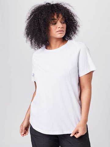 Cotton On Curve T-shirt i vit: framsida