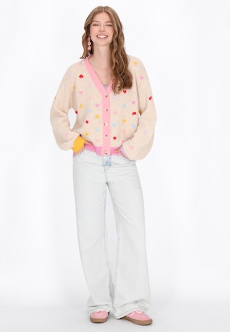 MYMO Gebreid vest in Beige