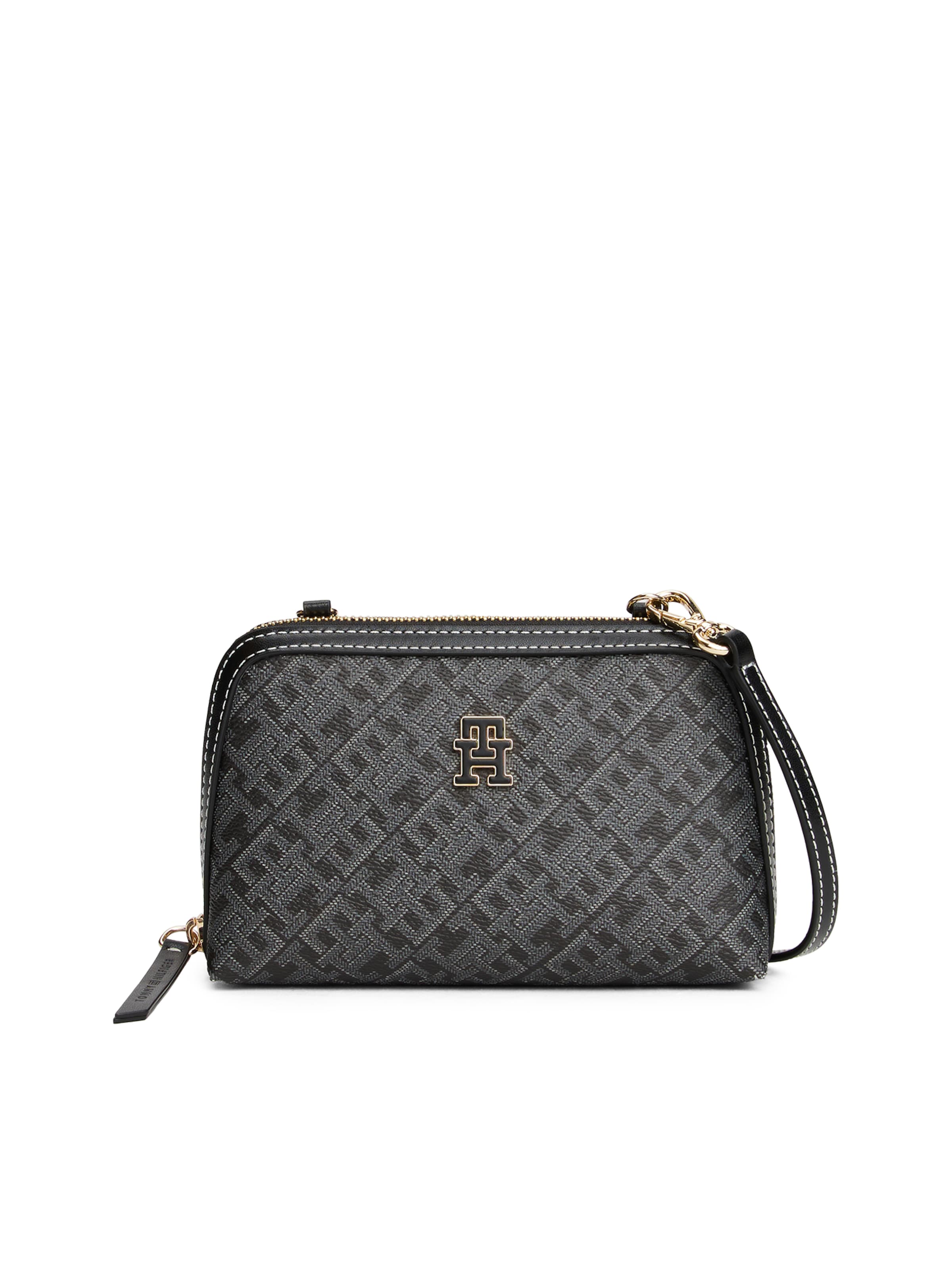TOMMY HILFIGER Crossbody bag in Black: front