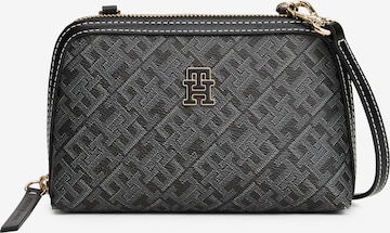Borsa a tracolla di TOMMY HILFIGER in nero: frontale