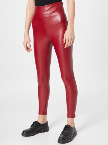 GUESS Skinny Leggingsit 'Priscilla' värissä punainen: edessä