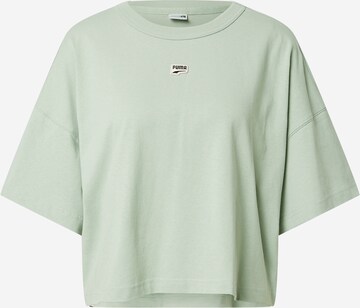 PUMA Performance shirt 'PUMAxABOUT YOU' in Green: front