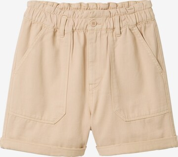 TOM TAILOR DENIM Regular Shorts in Beige: predná strana