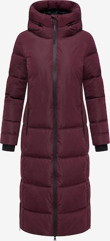 MARIKOOZimski kaput 'Honiaa XVI' - crvena boja: prednji dio