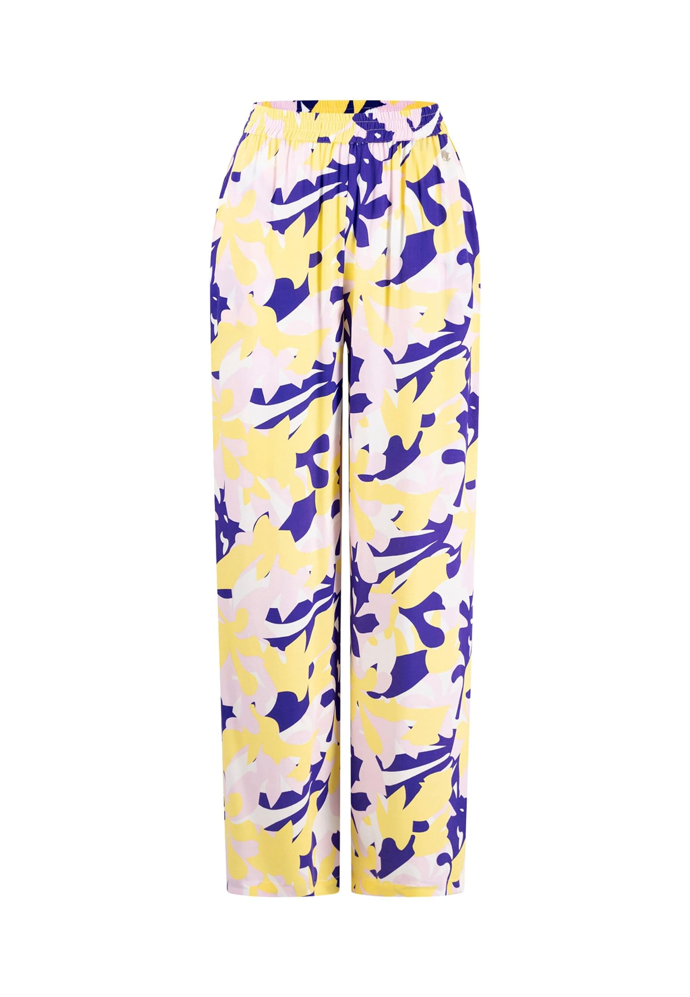 FYNCH-HATTON - Loosefit Pantalón en amarillo: frente