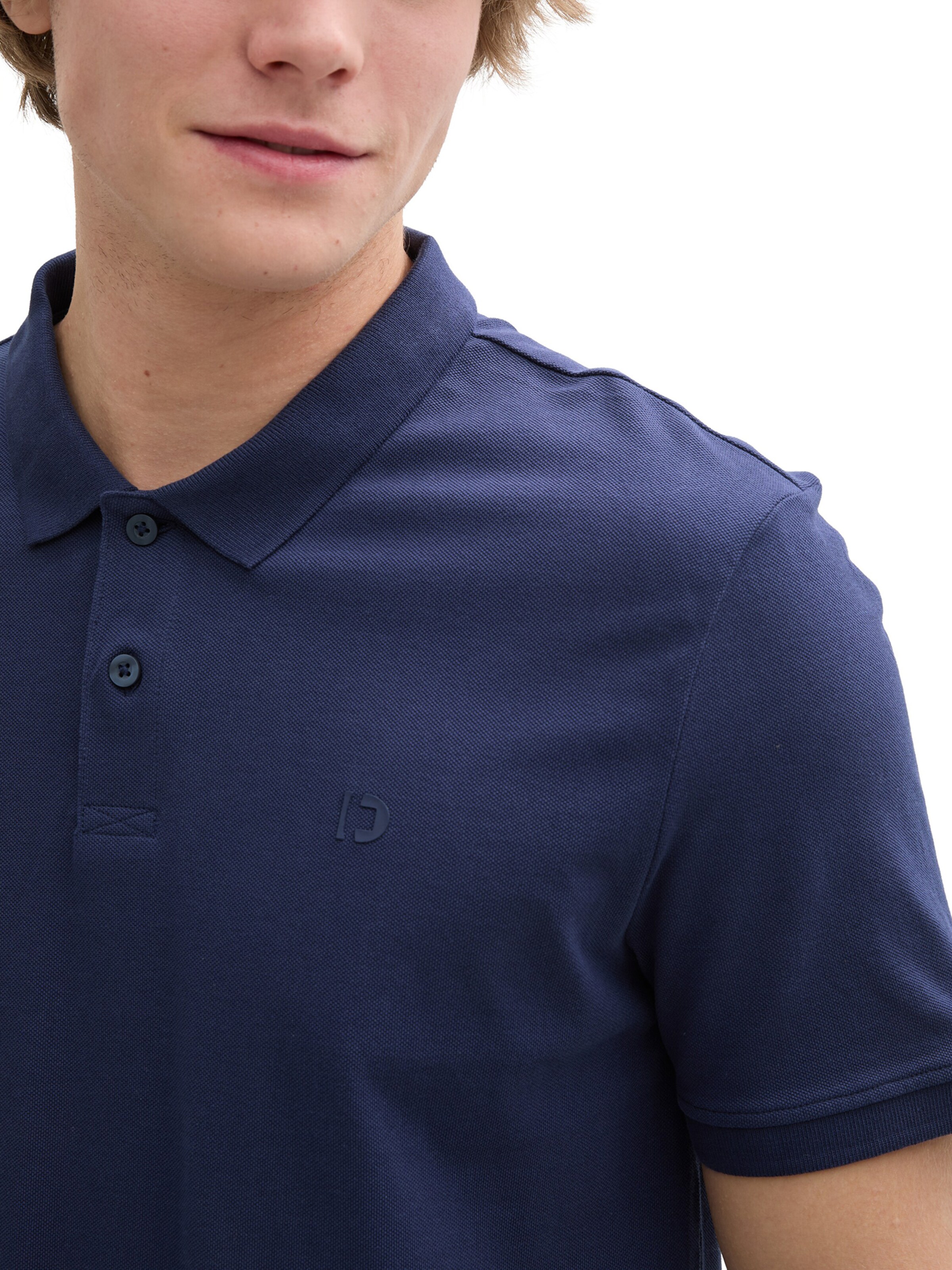 TOM TAILOR DENIM Poloshirt in Blau