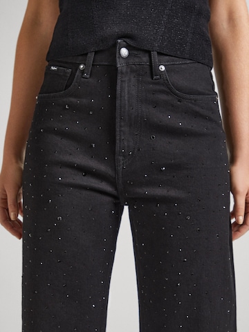 Pepe Jeans Wide leg Jeans 'UHW Sparkle' in Blue