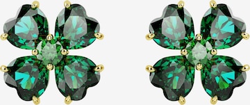 Swarovski Earrings in Green: front