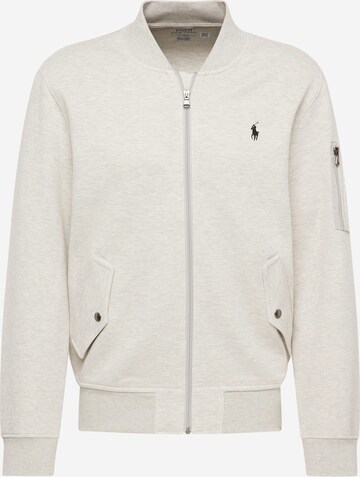 Polo Ralph Lauren Zip-Up Hoodie in Grey: front