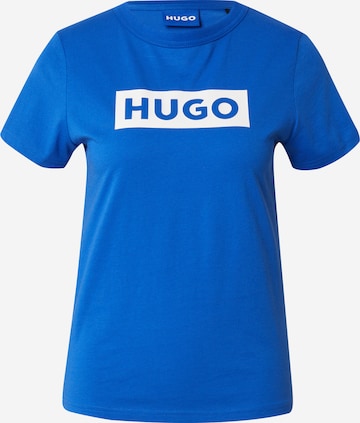 T-shirt 'Classic' HUGO Blue en bleu : devant