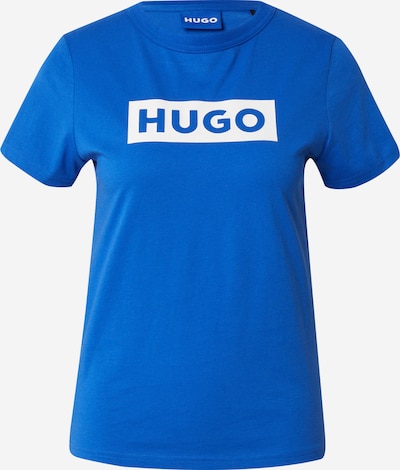 HUGO Blue Shirts 'Classic' i royalblå / hvid, Produktvisning