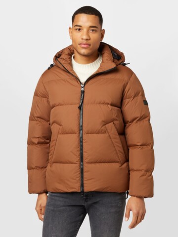 Marc O'Polo Winter Jacket in Brown: front