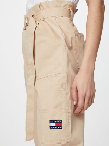 Tommy Jeans Loosefit Παντελόνι cargo σε μπεζ