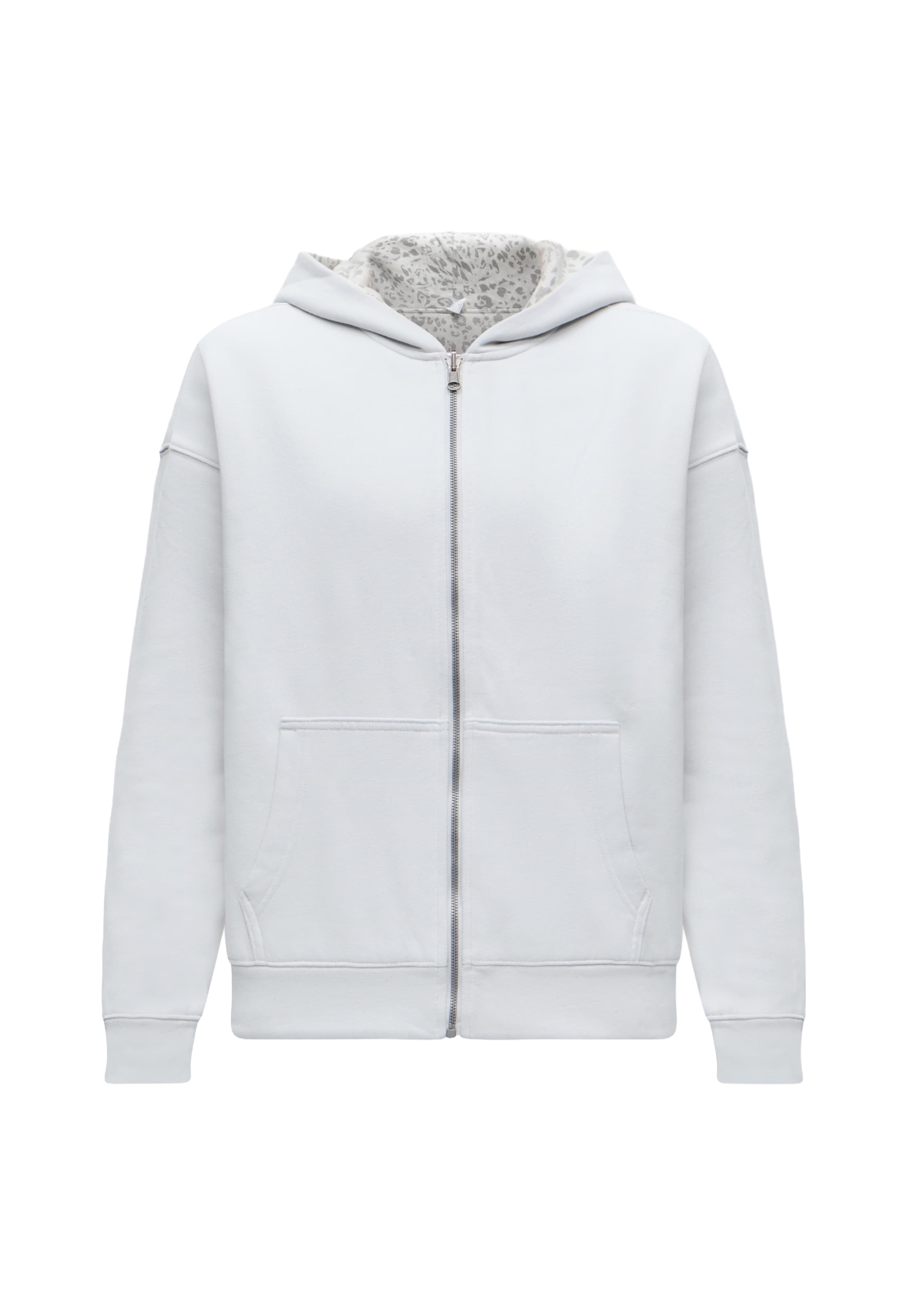 HOLLISTER Sweatvest in XS in de kleur Lichtgrijs, Productweergave
