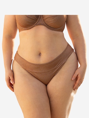 Bas de bikini 'Valencia' SugarShape en bronze : devant