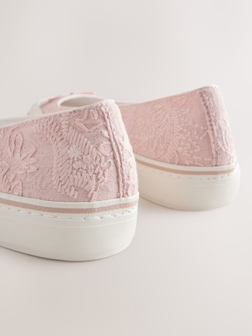 Next Низкие кроссовки 'Forever Comfort' в Ярко-розовый