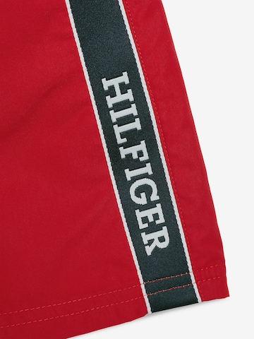 TOMMY HILFIGER Badehose in Rot