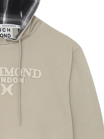 John Richmond Sweatshirt 'Contrast Hood' in Beige