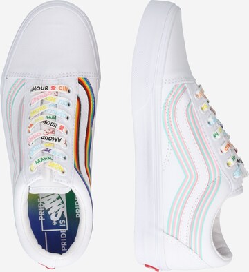 Baskets basses 'Old Skool' VANS en blanc