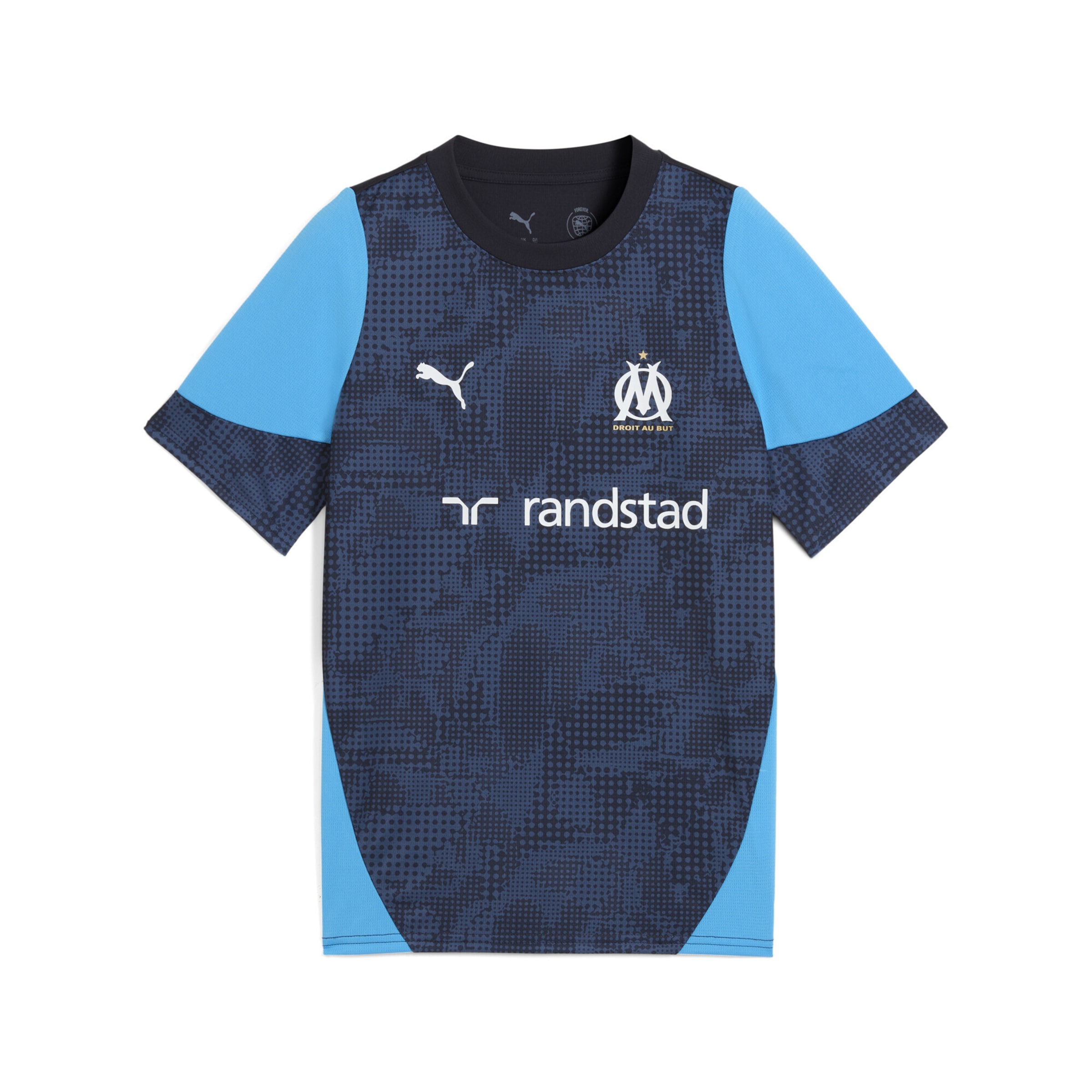 PUMA Functioneel shirt 'Olympique de Marseille' in Blauw: voorkant