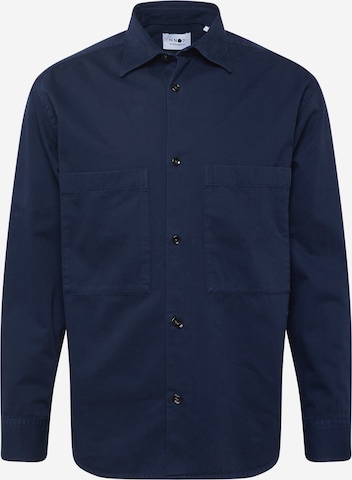 NN07 Regular fit Button Up Shirt 'Freddy' in Blue: front