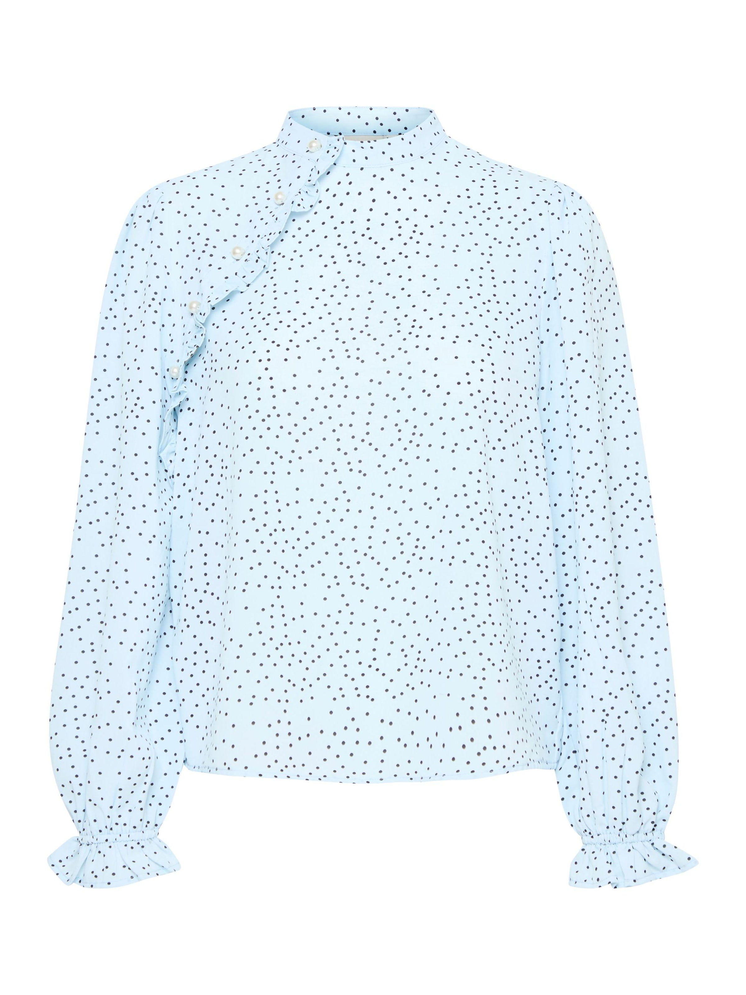 Camicia da donna 'Tanya' di ICHI in blu: frontale