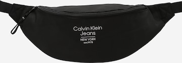 Borsetă de la Calvin Klein Jeans pe negru: față