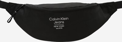 Calvin Klein Jeans Torbica za okrog pasu | črna / bela barva, Prikaz izdelka