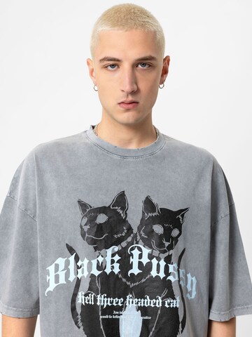 VAMOS CLO - Camisa 'Universal City' em cinzento