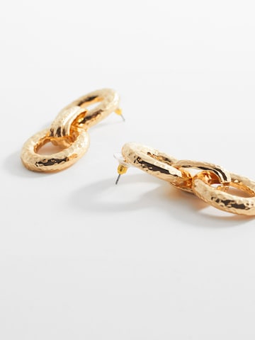 MANGO Earrings 'MACA' in Gold