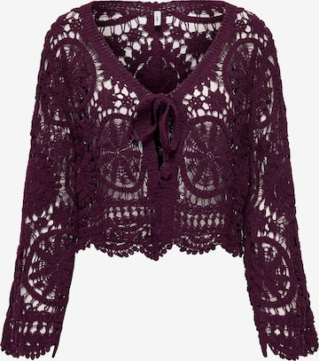 ONLY - Cárdigan 'ONLWaterly' en rojo: frente